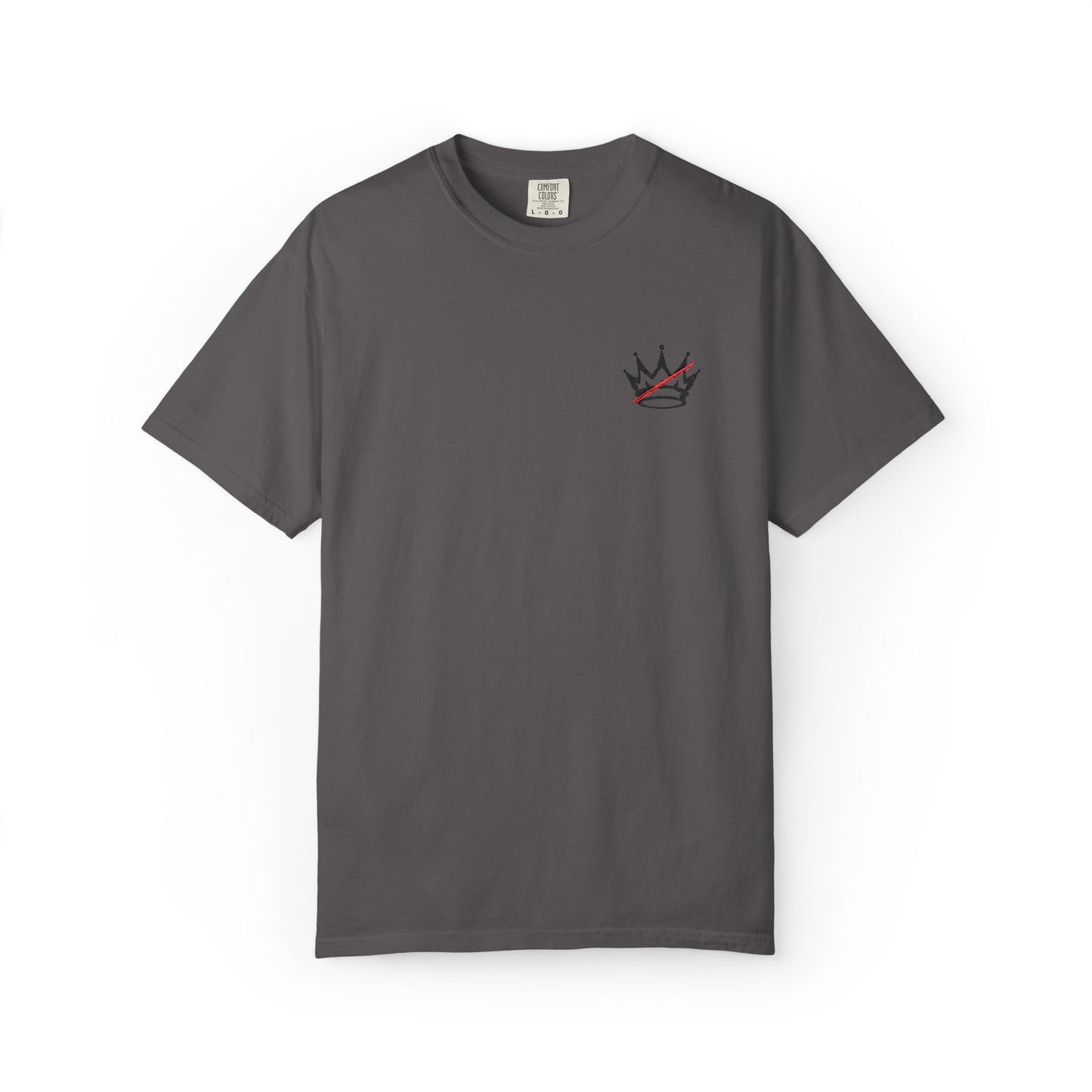 Crown Embroidered NO KINGS Tee