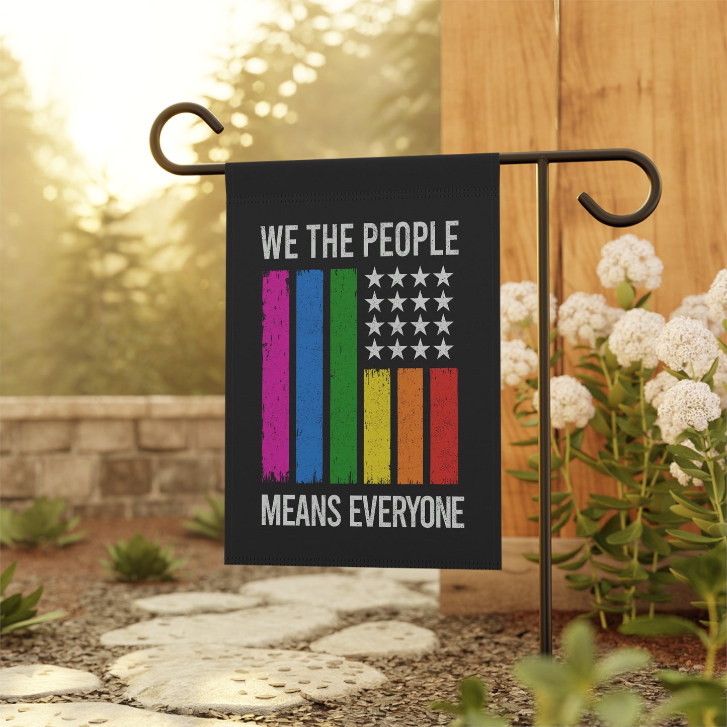 Inclusive Garden Flag - WE THE PEOPLE