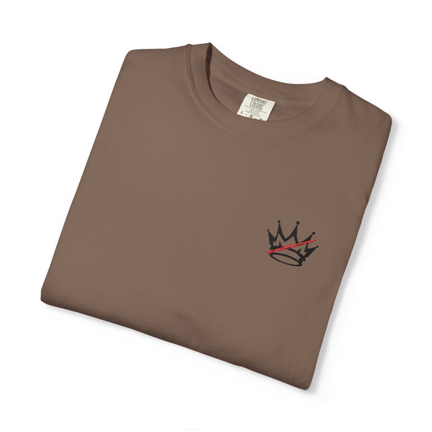 Crown Embroidered NO KINGS Tee