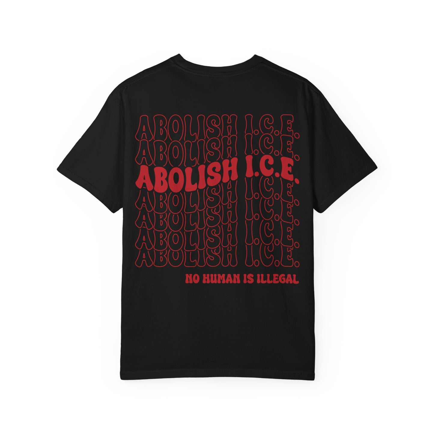 NO HUMAN IS ILLEGAL TEE
