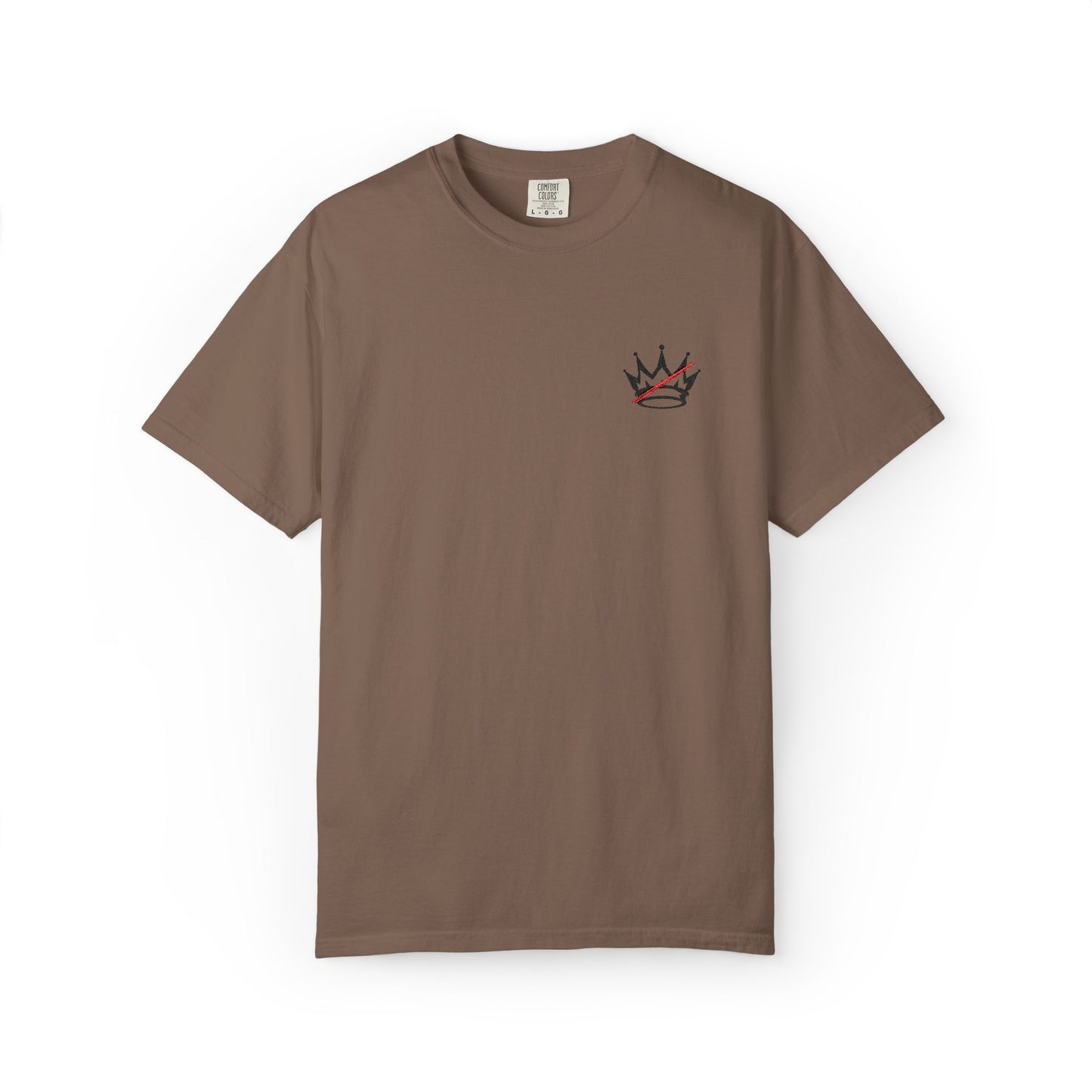 Crown Embroidered NO KINGS Tee
