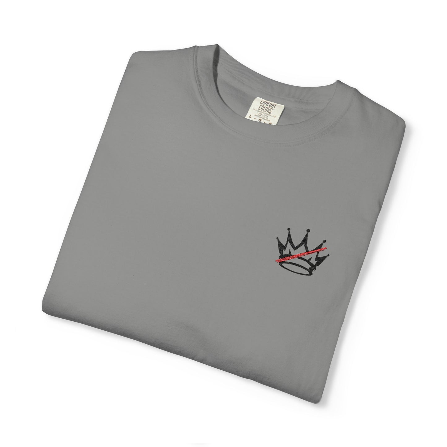 Crown Embroidered NO KINGS Tee