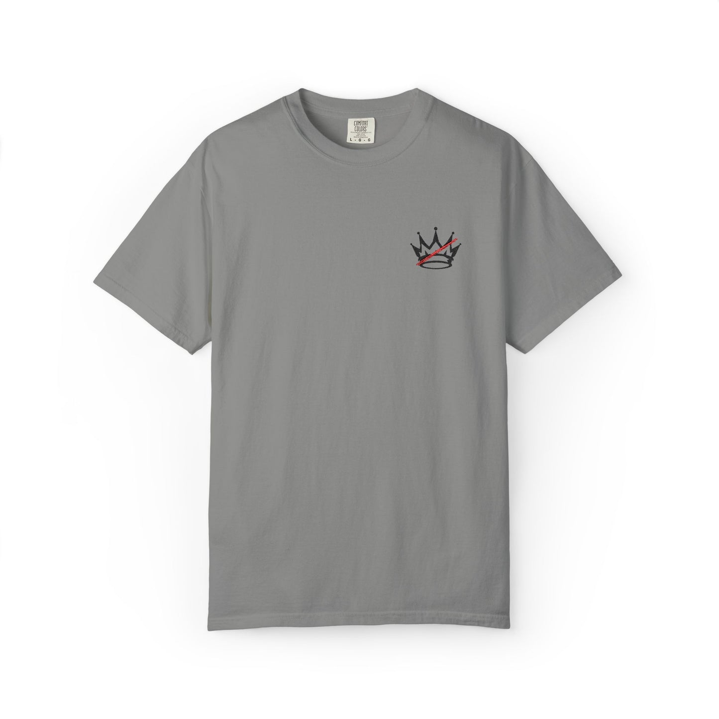 Crown Embroidered NO KINGS Tee