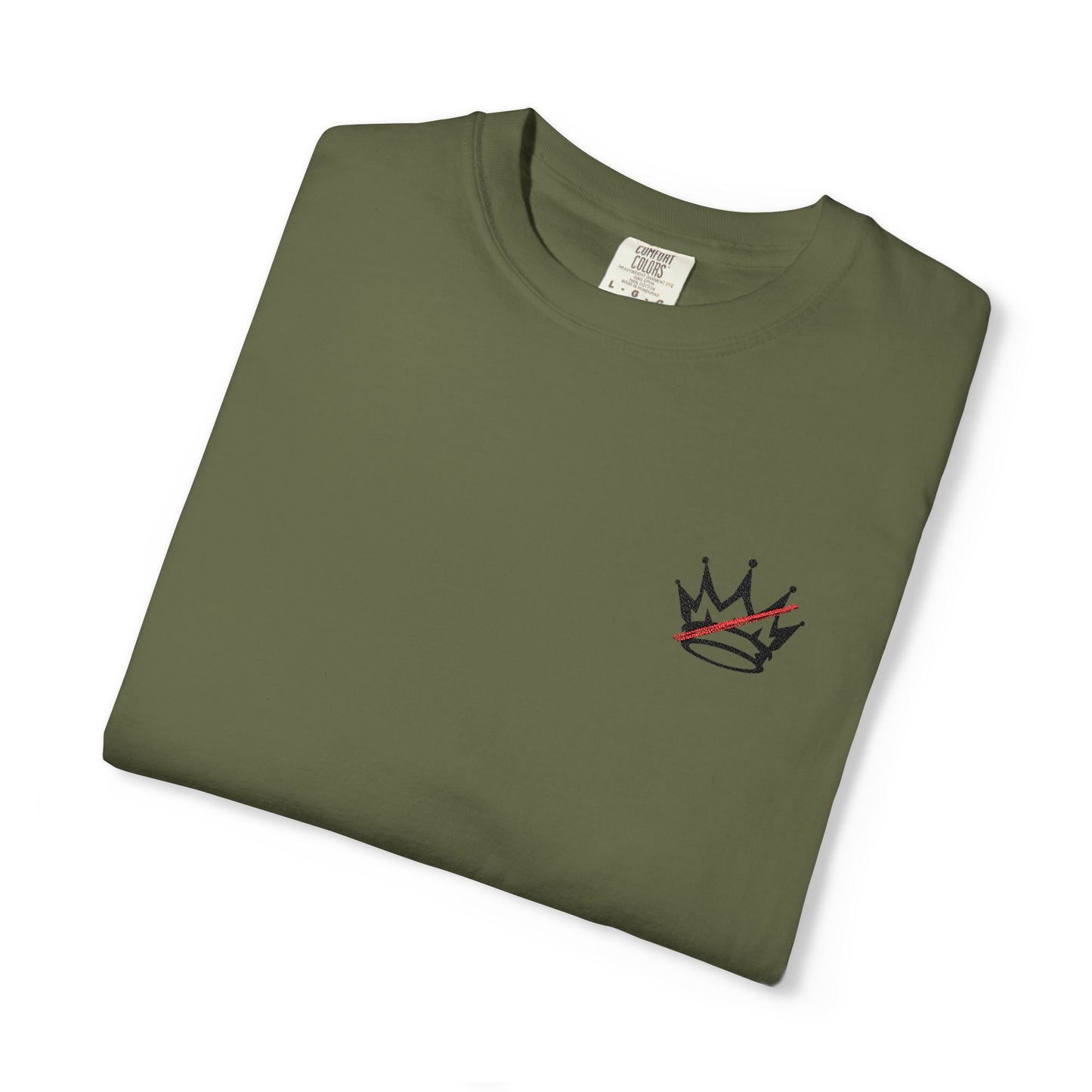 Crown Embroidered NO KINGS Tee