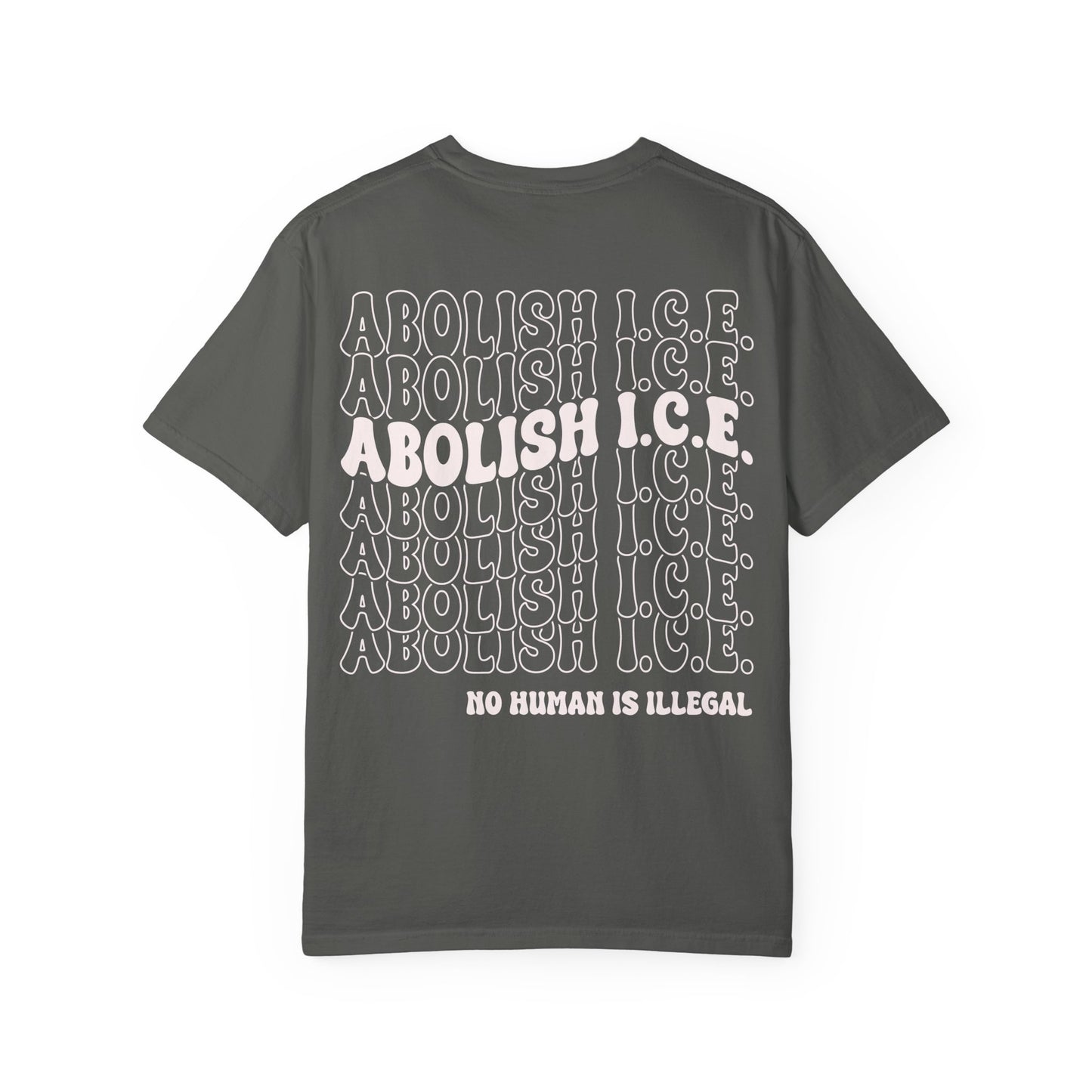NO HUMAN IS ILLEGAL TEE