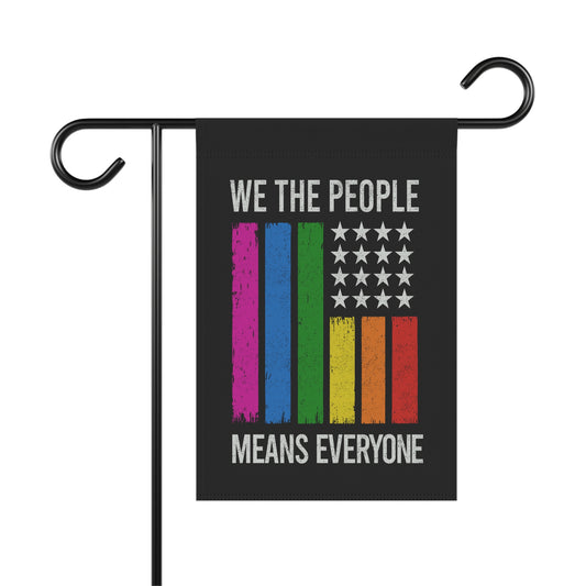 Inclusive Garden Flag - WE THE PEOPLE