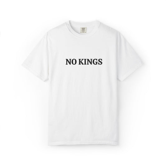 "No Kings" Embroidered Tee